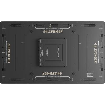 43" 4K PCAP Touch Flat Monitor with LED by Goldfinger back view