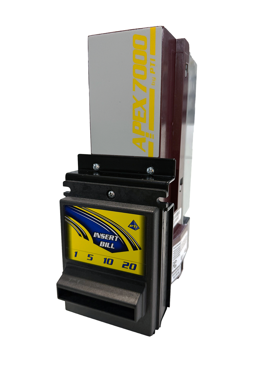 Pyramid Apex 7401-UB3 bill acceptor with Coinco bezel