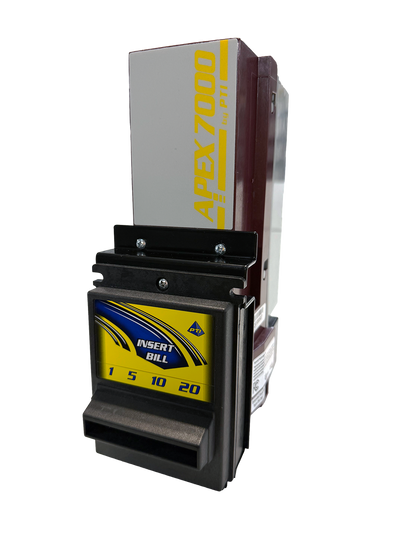 Pyramid Apex 7401-UB3 bill acceptor with Coinco bezel