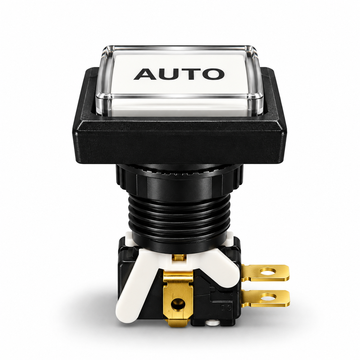 Illuminated Square AUTO Zippy Switch Button - side