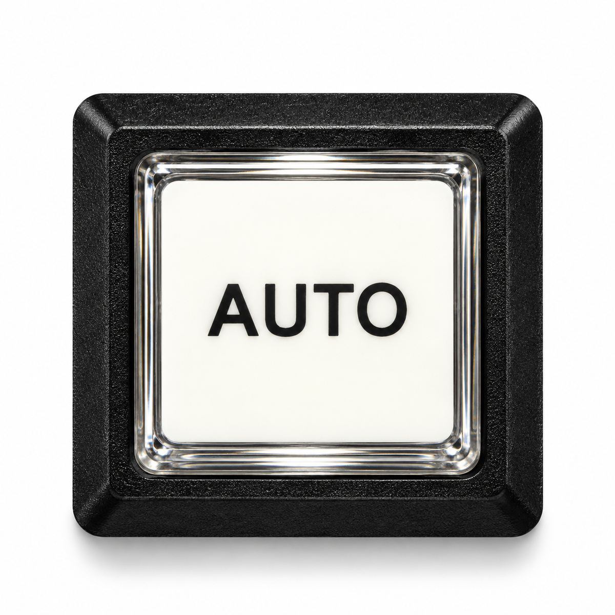 Illuminated Square AUTO Zippy Switch Button - face