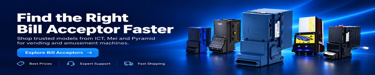 Shop our bill acceptors and payment equipment