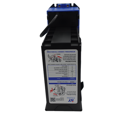ICT A6E-18NCP-USD4-II Bill Acceptor 110v 800 Stacker USD Downstack Bezel back view