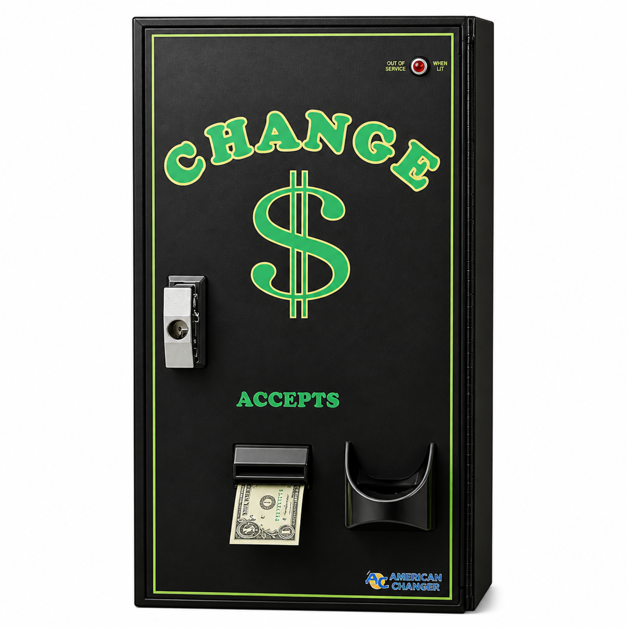 American Changer AC2009 Front Load Banknote Changer