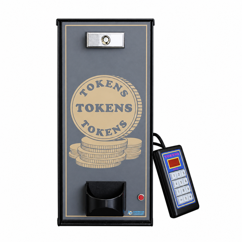 American Changer AC250 Front Load Token Dispenser front view