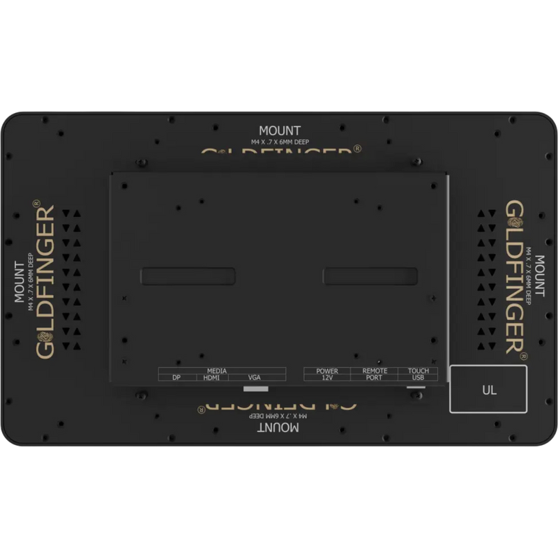 15.6" Touch Monitor by Goldfinger back view