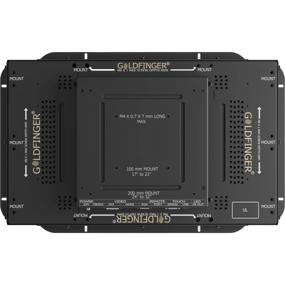 21.5" Touch Monitor by Goldfinger back view