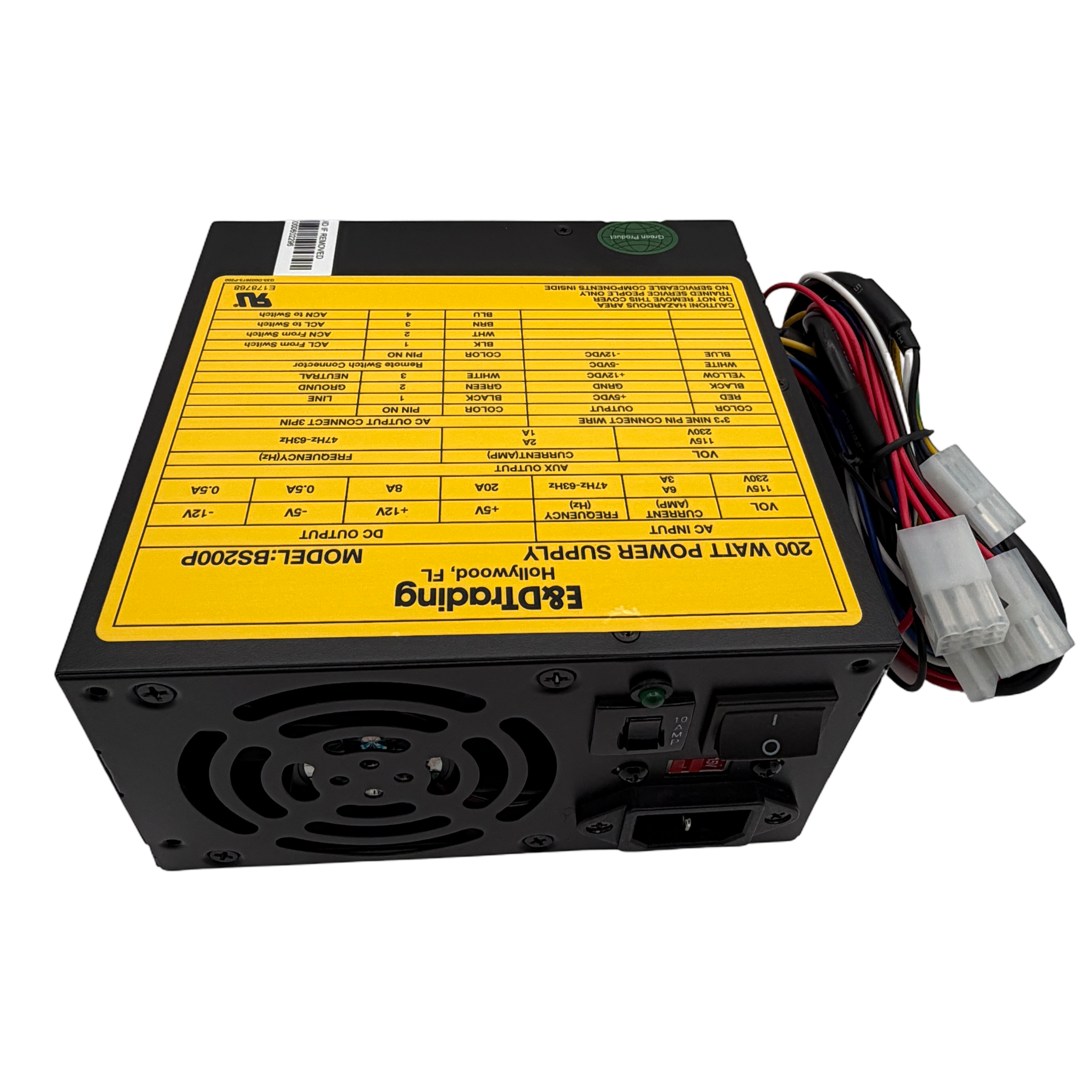 200w 6AMP Pacific Electronics Power Supply