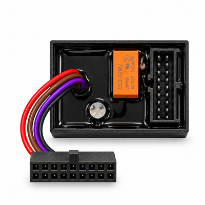 Pyramid anti zapper module for pulse protocol with relay, LED and wire harness