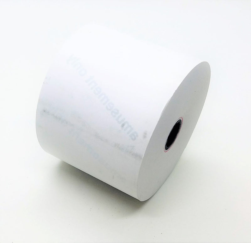 58mm Watermark Thermal Paper Roll "Amusement Only" for ICT GP-58CR, SP1 & Pyramid SEN-02 - image 2