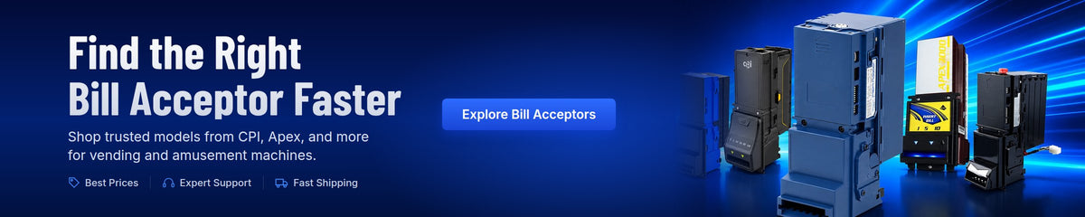 Find the right bill acceptor faster - CPI, Apex and more