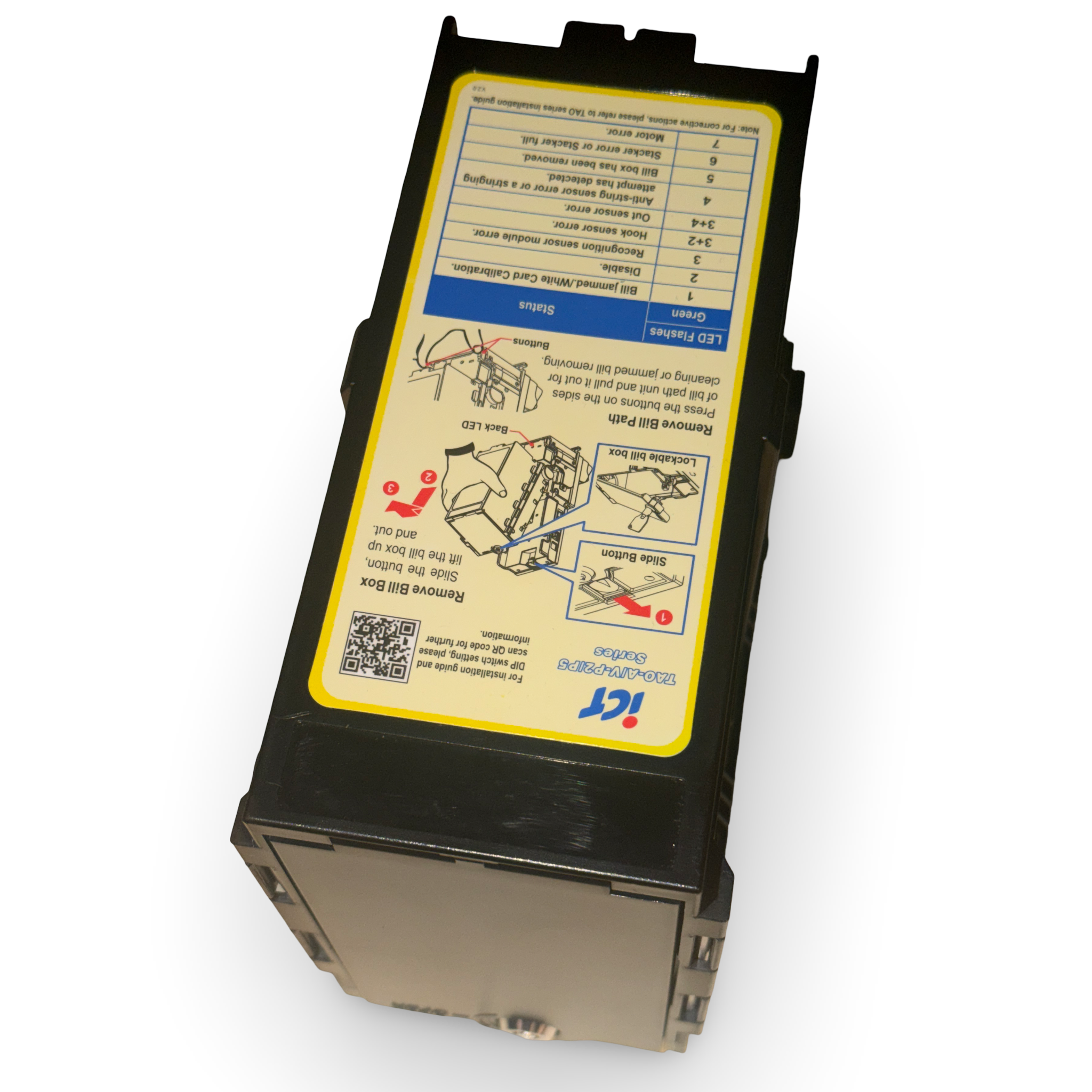 ICT TAO-A/V SS5 TAO-A/V 500 Note Locking Cashbox