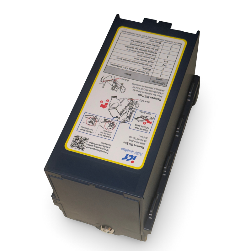 ICT LX7-SS2 LX7 200 Note Cashbox Same Key Style, lock and key detail