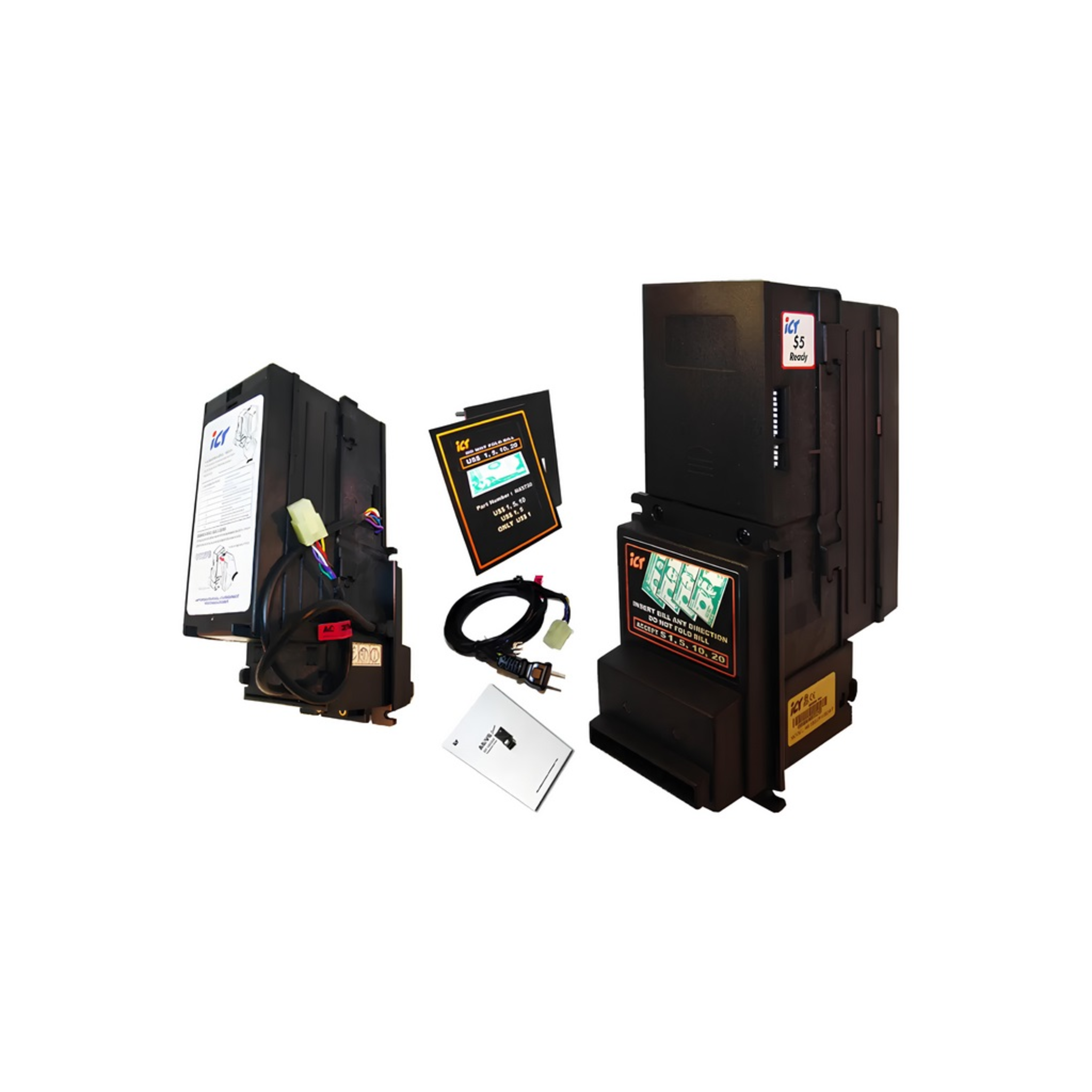 [DISCONTINUED] ICT V6-33F0M-USD4-T# Bill Validator 24V MDB 300 Bill Stacker Fitted Bezel