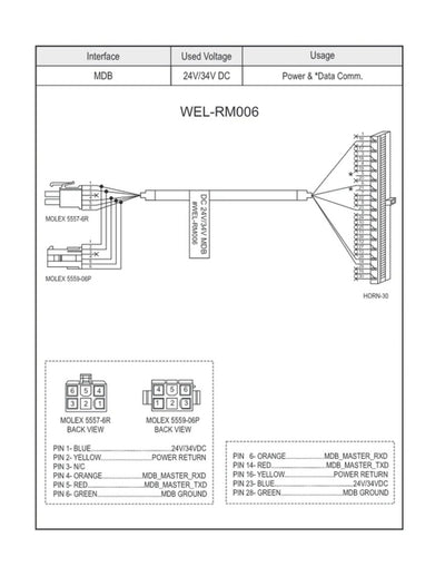 ICT WEL-RM006 Cable