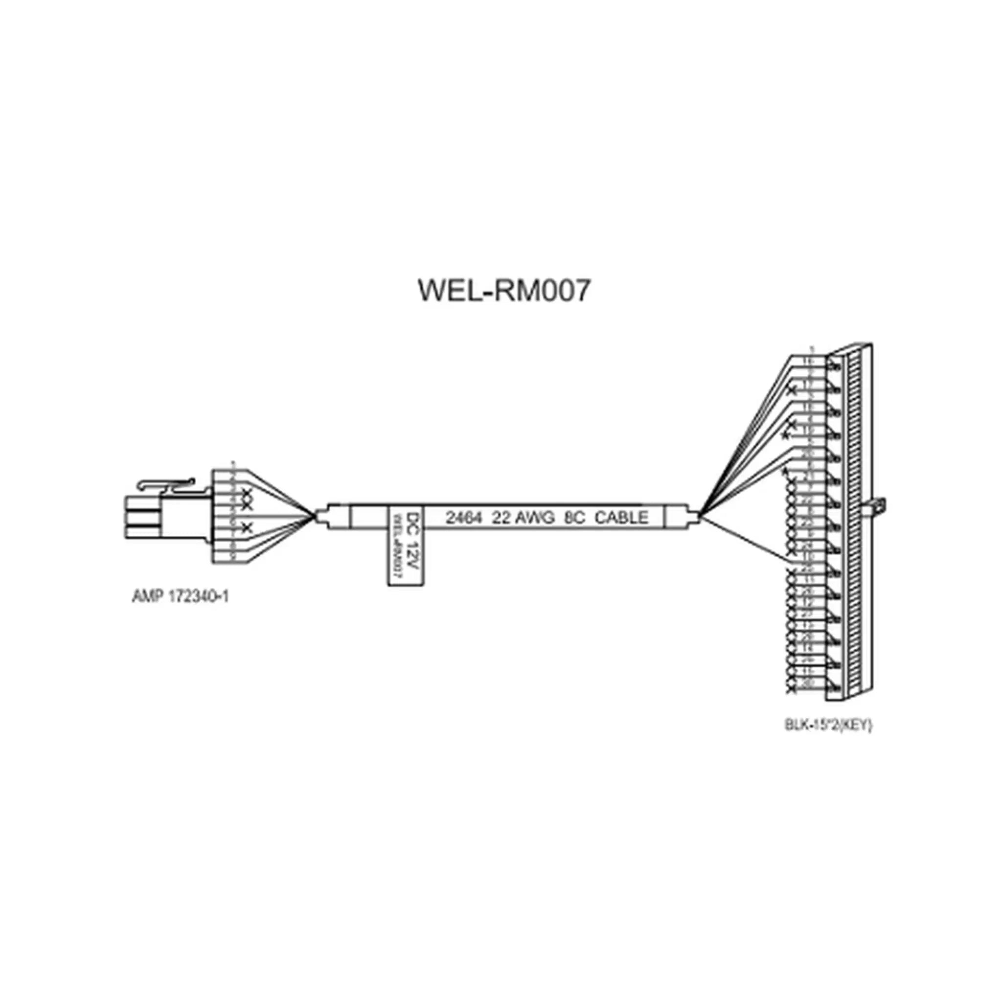 ICT WEL-RM007 12v Power Cable