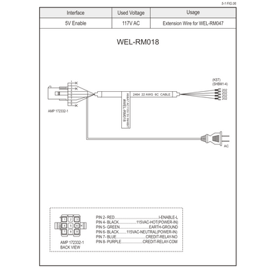 WEL-RM018 ICT Extension Wire Harness