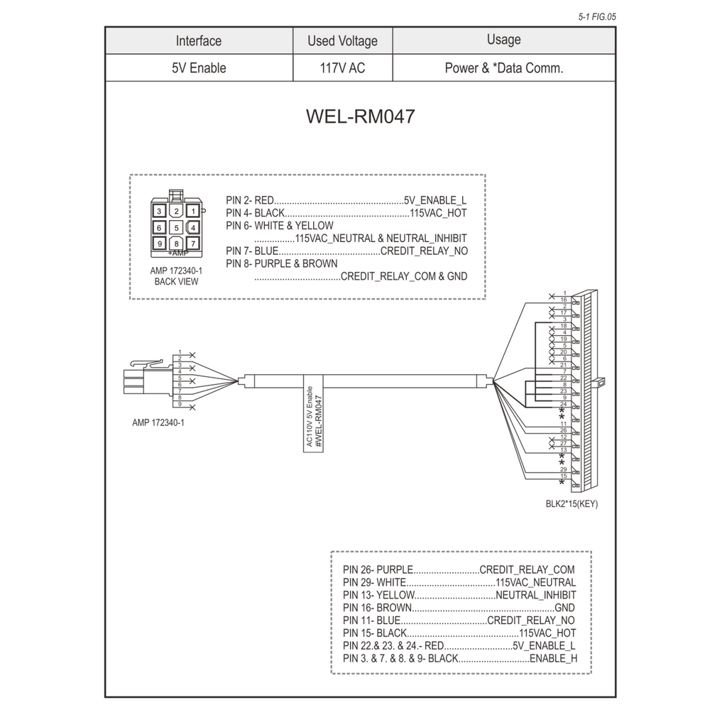 Ict Wire ICT WEL-RM047 Bill Acceptor 110V | BillAcceptors.us