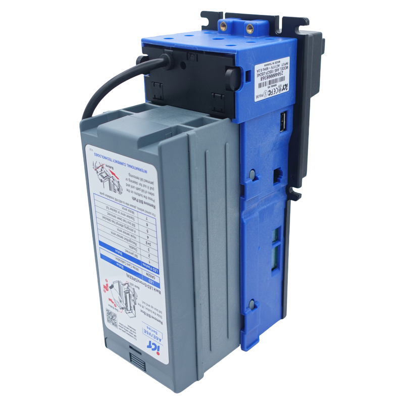ICT V6E-36S0M-USD4-II Bill Validator 24V 600 Stacker MDB USD Standard Bezel back view