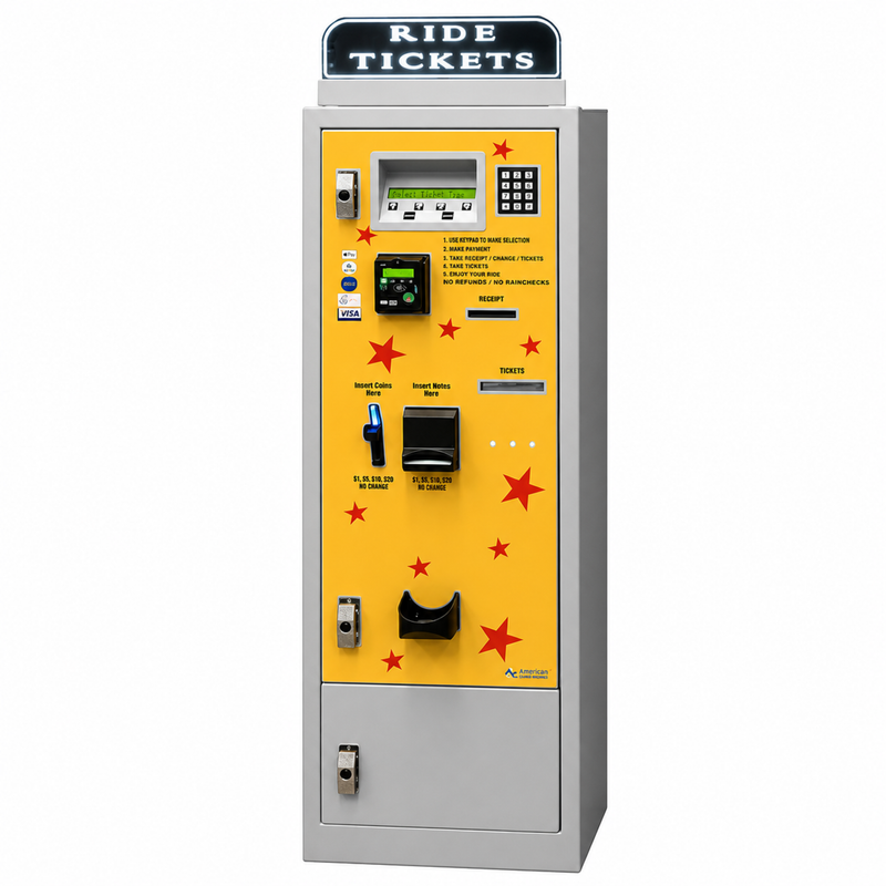 American Changer AC110 Floor Model Ticket Dispenser