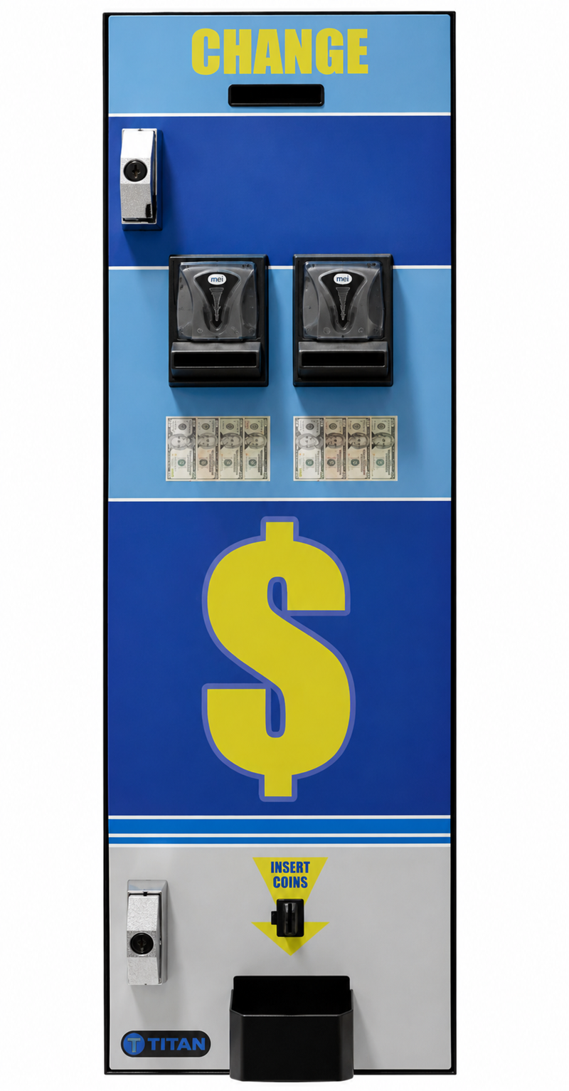 Triad TC400A-FL2 Front Load Banknote Changer front view