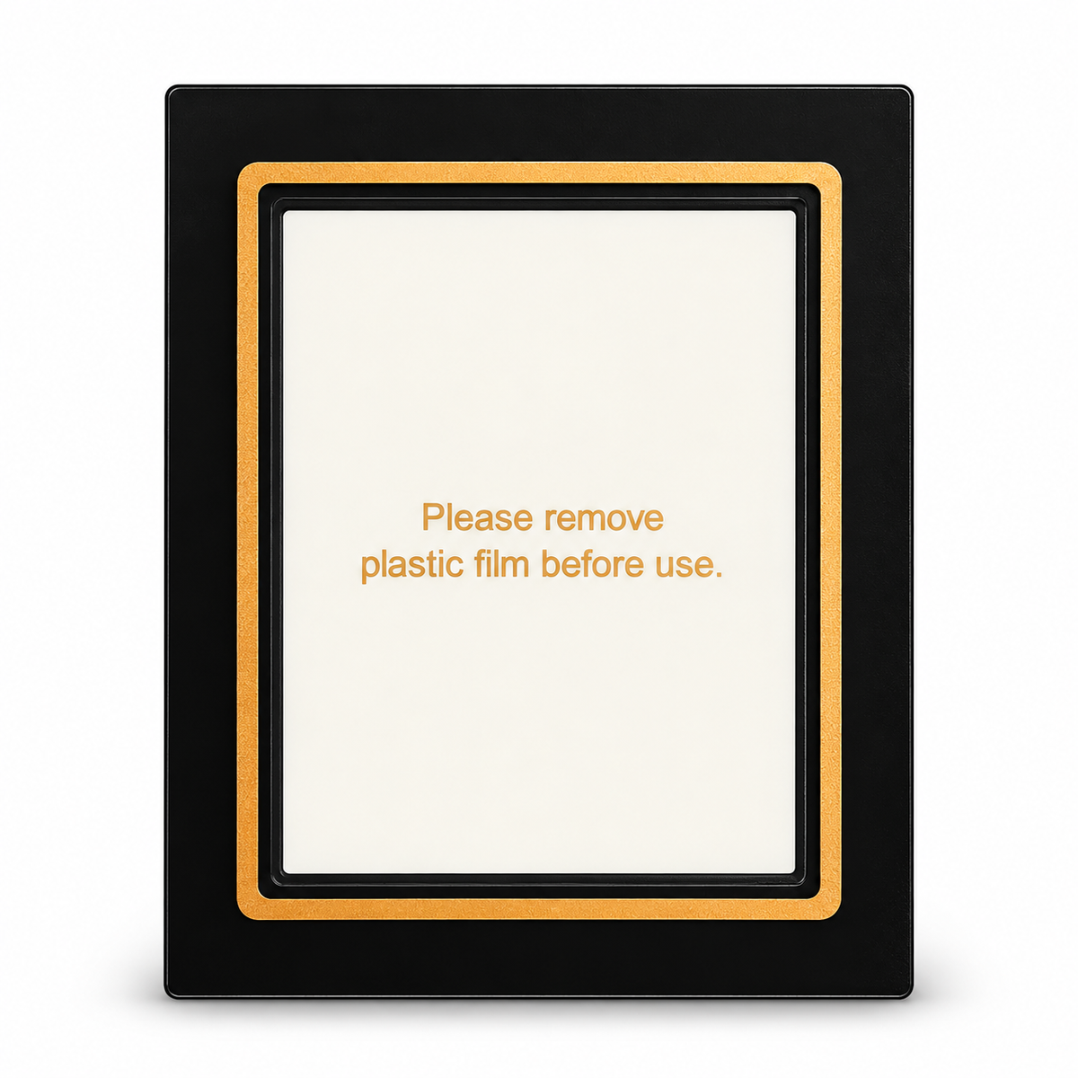 Decal 003 - Black and Gold Bill Validator Bezel Frame Decal