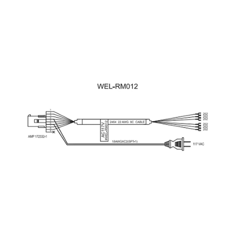 ICT WEL-RM012 110v Fanout Power Cable image 2