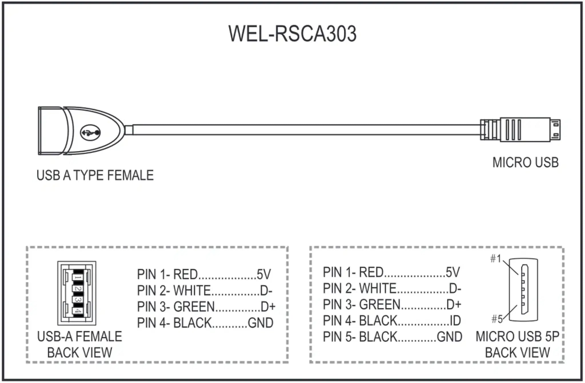 ICT WEL-RSCA303 Cable
