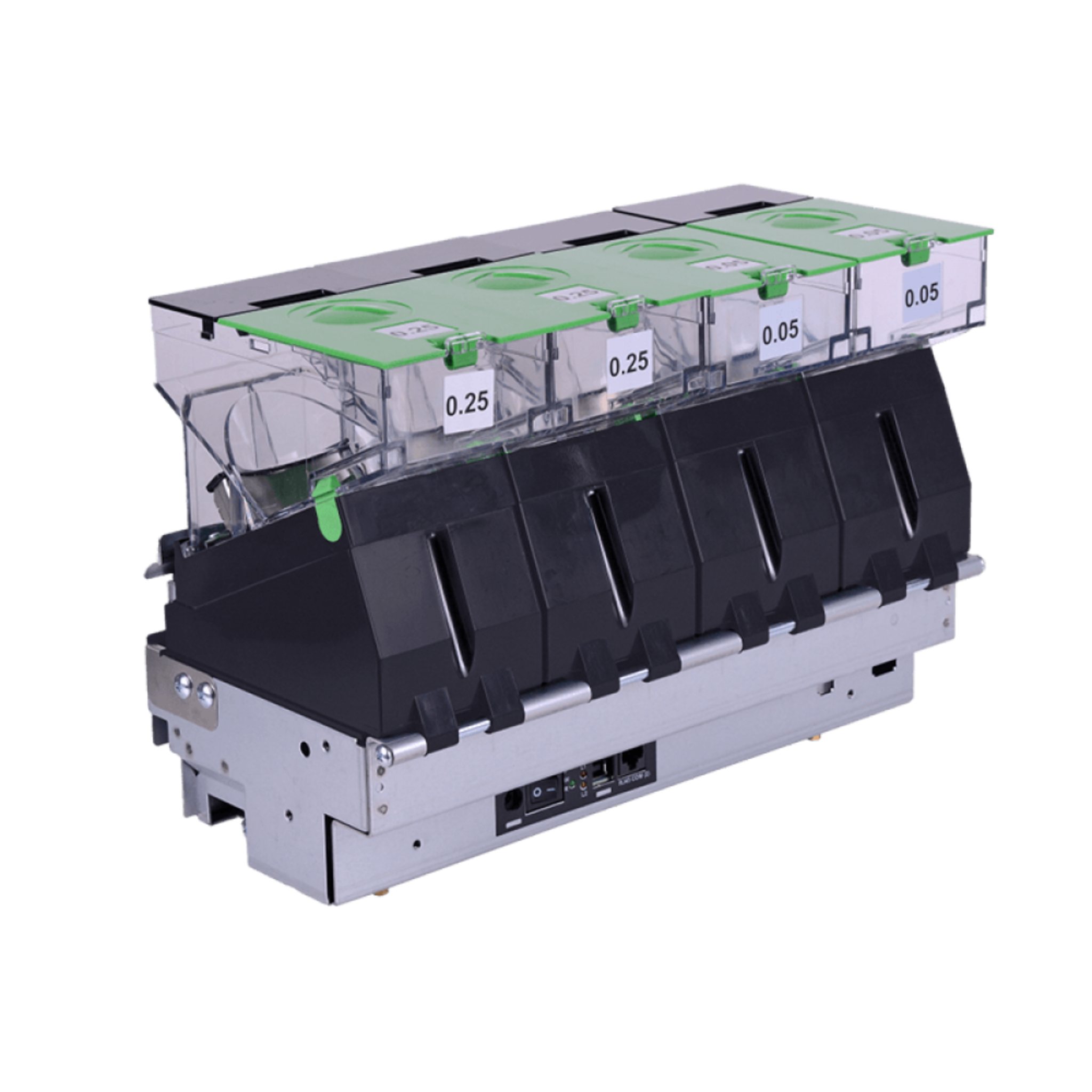 MEI CX-25 3 Bin In Line Coin Dispenser Full Unit for Self-Service Kiosks & ATMs