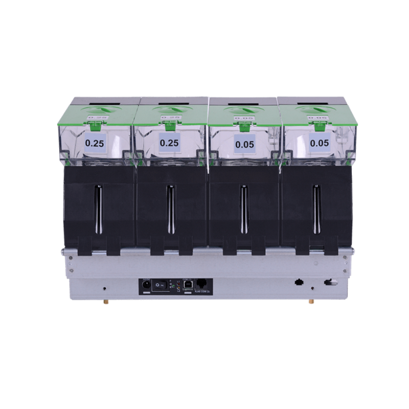 MEI CX-25 8 Bin Coin Dispenser Full Unit for Banking & Financial Service Applications front view