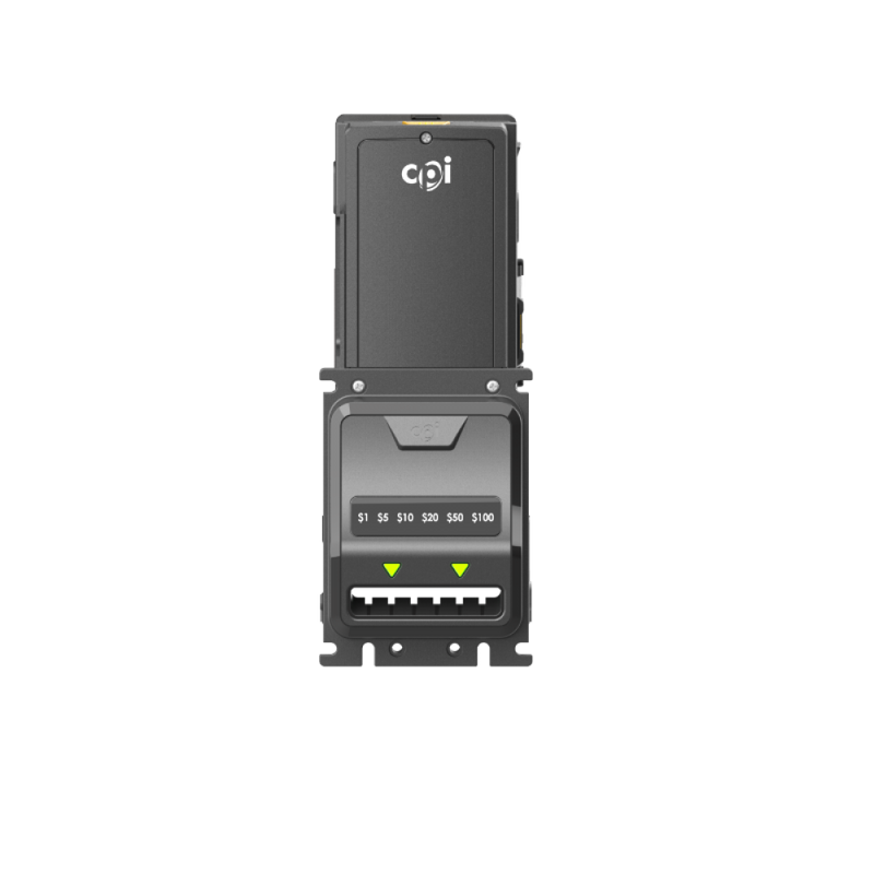 CPI Talos bill validator, front view